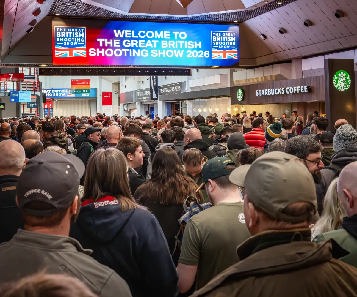 Crowds at the Great British Shooting Show