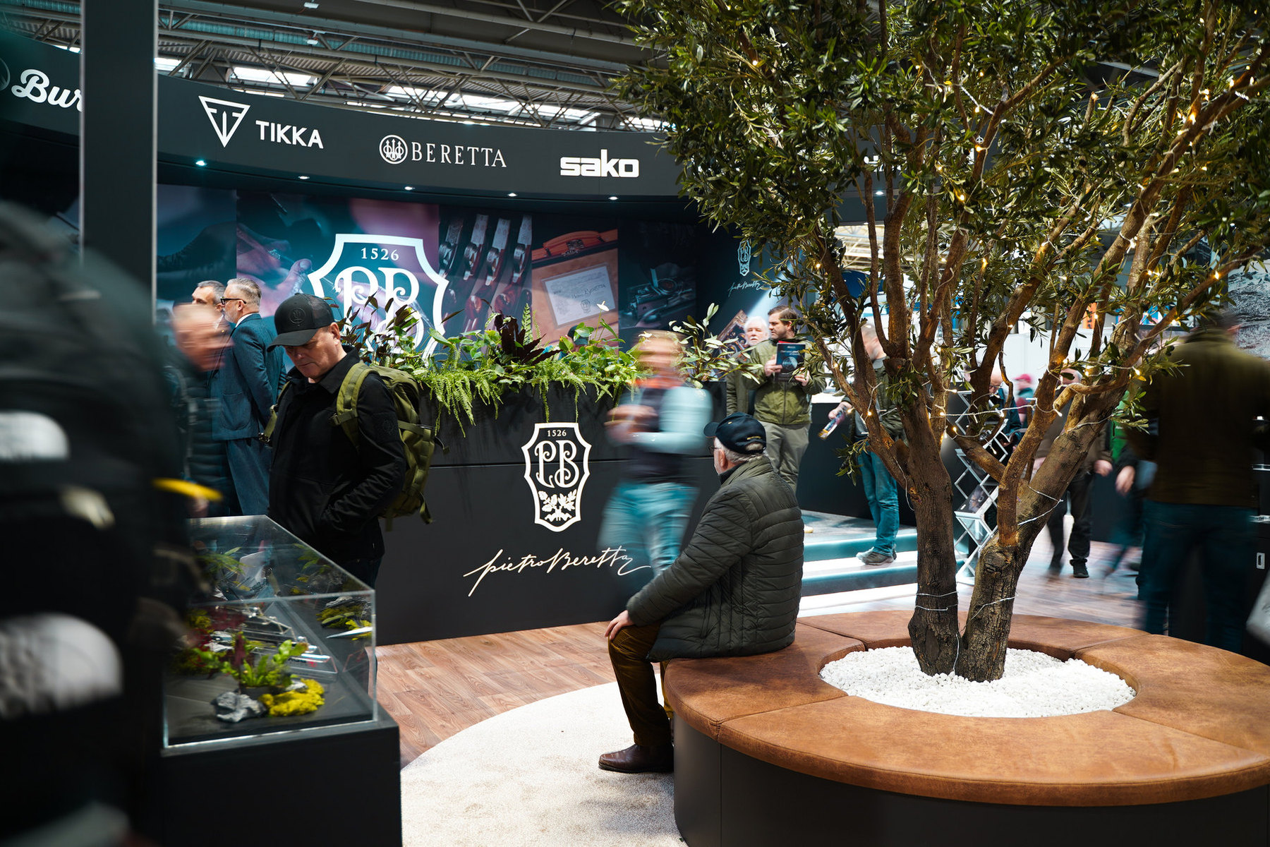 Visitors on the GMK Beretta stand at the Great British Shooting Show 2026