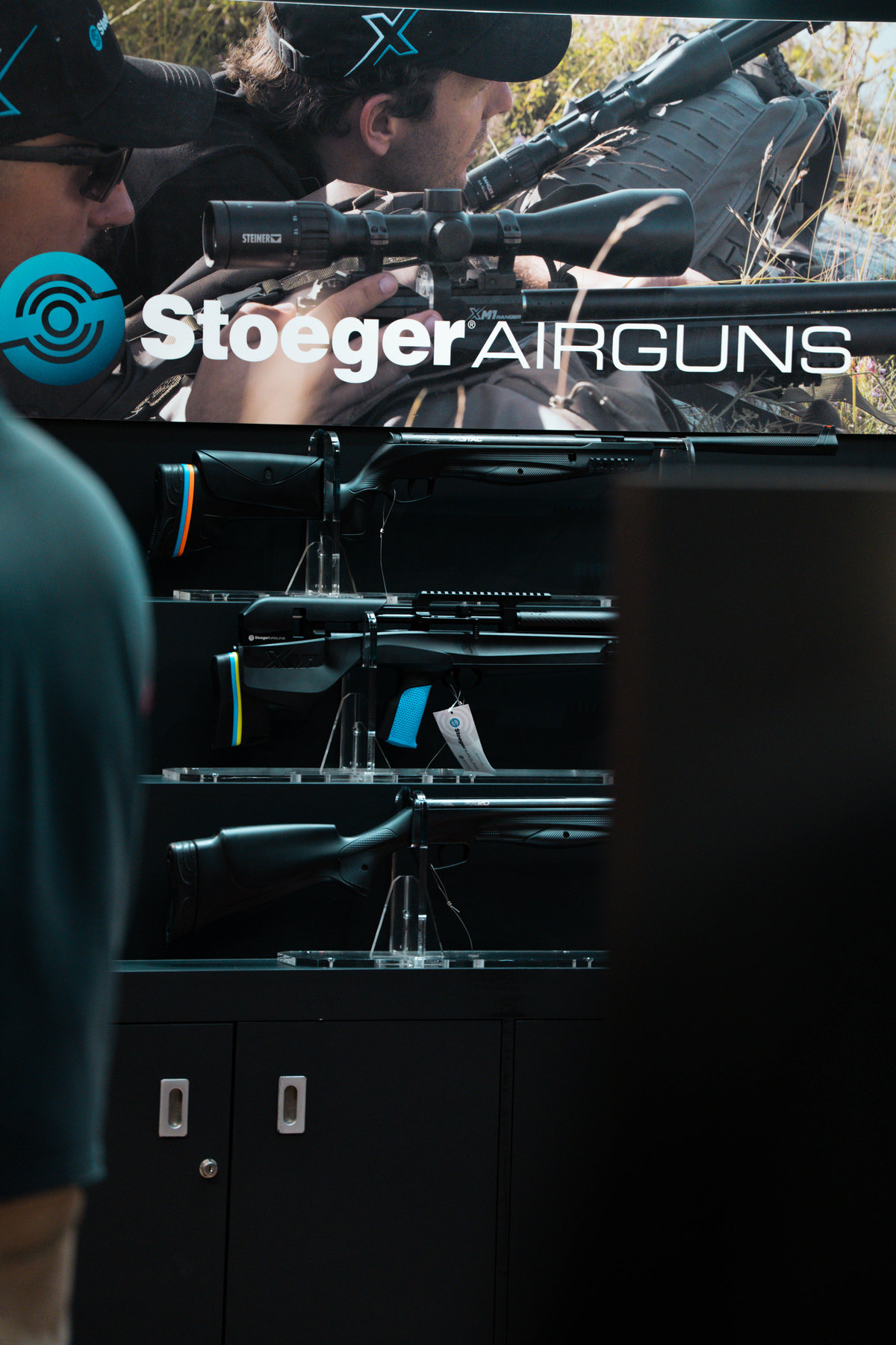 Stoeger Airguns display on the GMK stand at the British Shooting Show